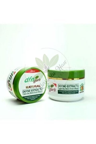 Habipoğlu Dfn Garlı Defneli & Zeytinyağlı Doğal Yoğun Saç Bakım Kremi 250 ml